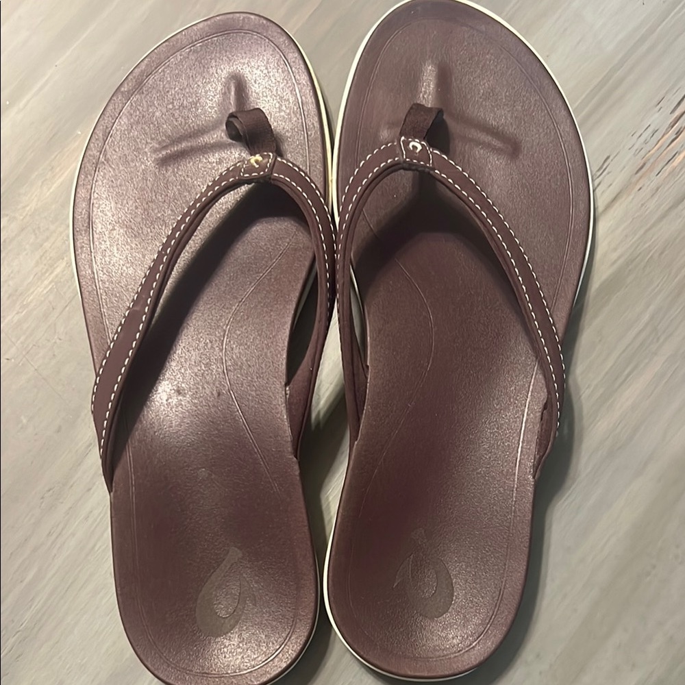Women's Brown Flip Flops